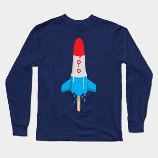 Space is Sweet- Rocket Popsicle Long Sleeve T-Shirt
